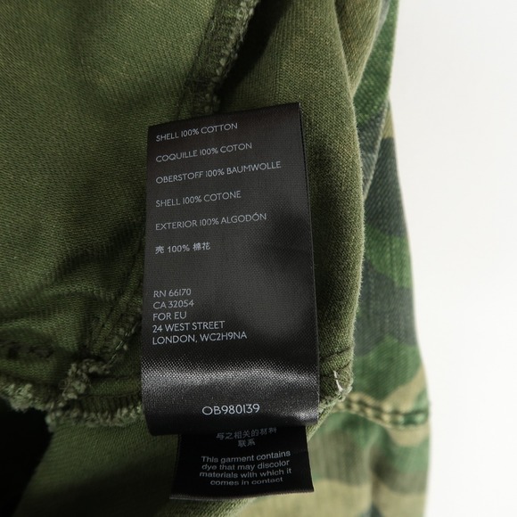 Free People Seize The Day Jacket Womens Medium Green Camo Utility Military - Picture 9 of 9